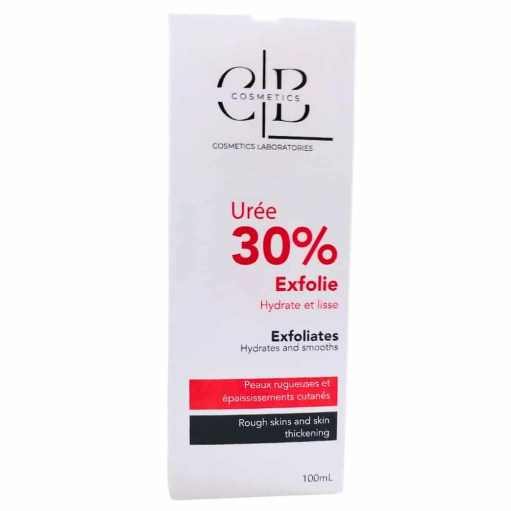 CLB – Crème Exfoliante, Hydratante À Base D’urée 30% – 100ml