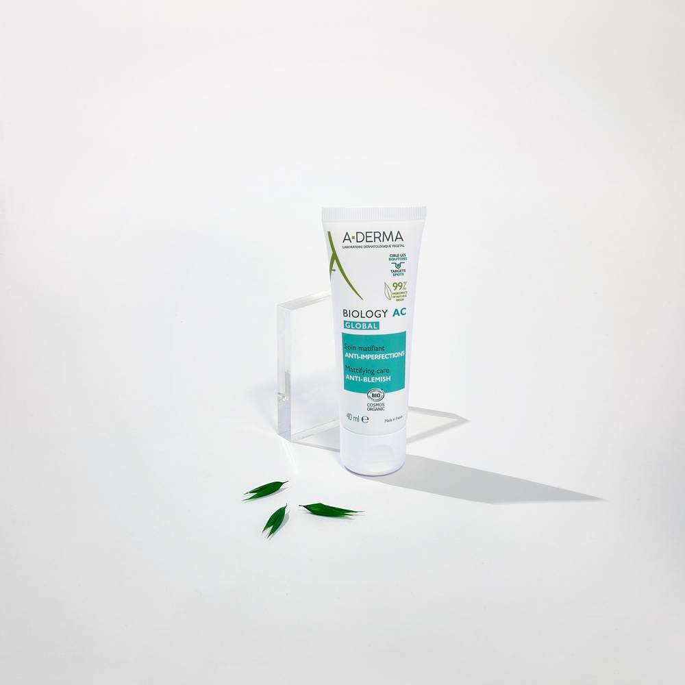 A-DERMA – Biology-AC Global Soin Matifiant Anti-Imperfections – 40ml 1