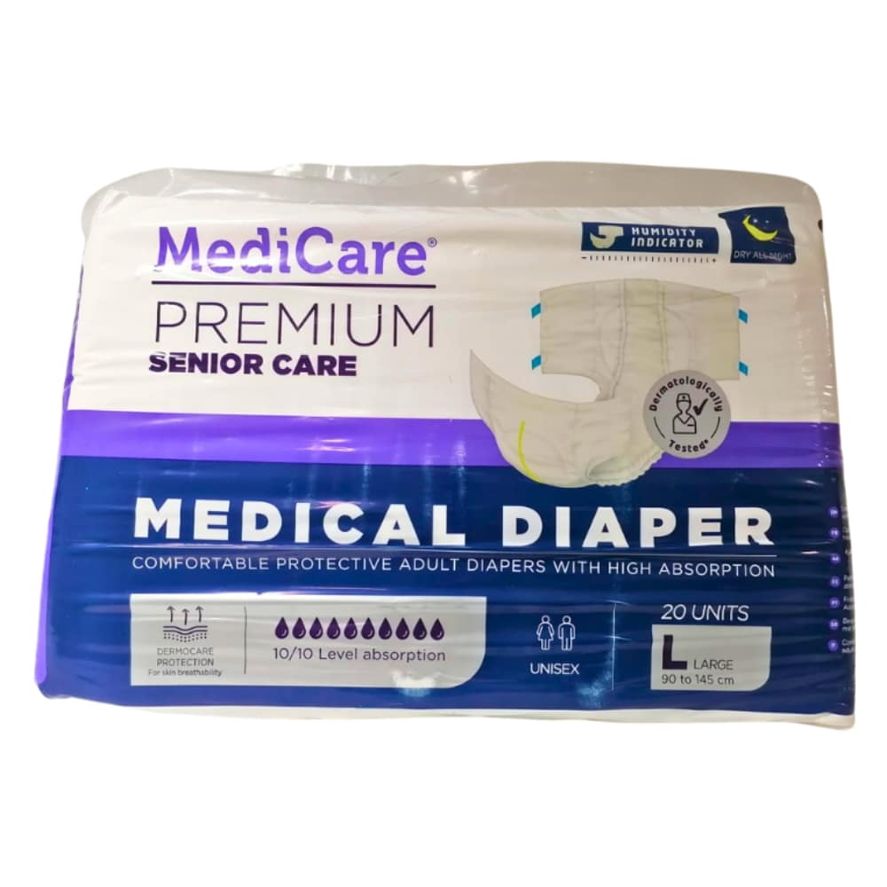 MEDICARE – Premium Senior Care Couches De Nuit Pour Adultes L – 20u