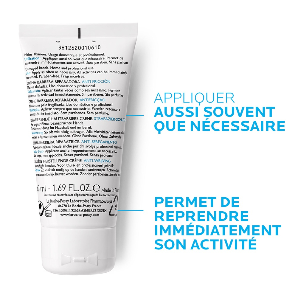 LA ROCHE-POSAY – Cicaplast Mains Crème Barrière Réparatrice – 50ml 1