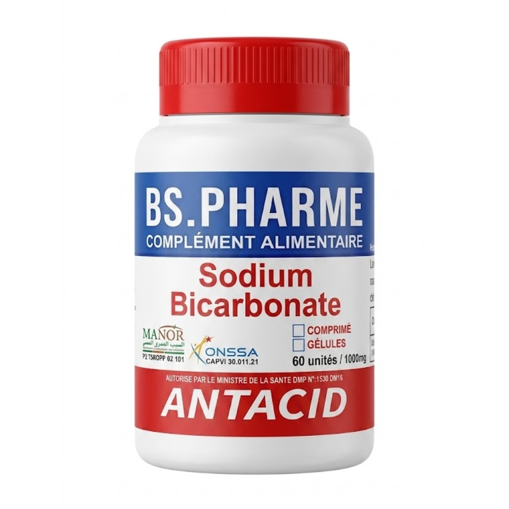 COMPLET PHARM LAB – Bicarbonate De Sodium 1000Mg 60 Gelules 1