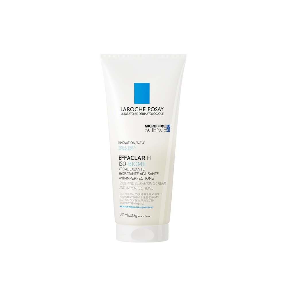 LA ROCHE-POSAY – Effaclar H ISO-BIOME Crème Lavante Hydratante Apaisante – 200ml 1