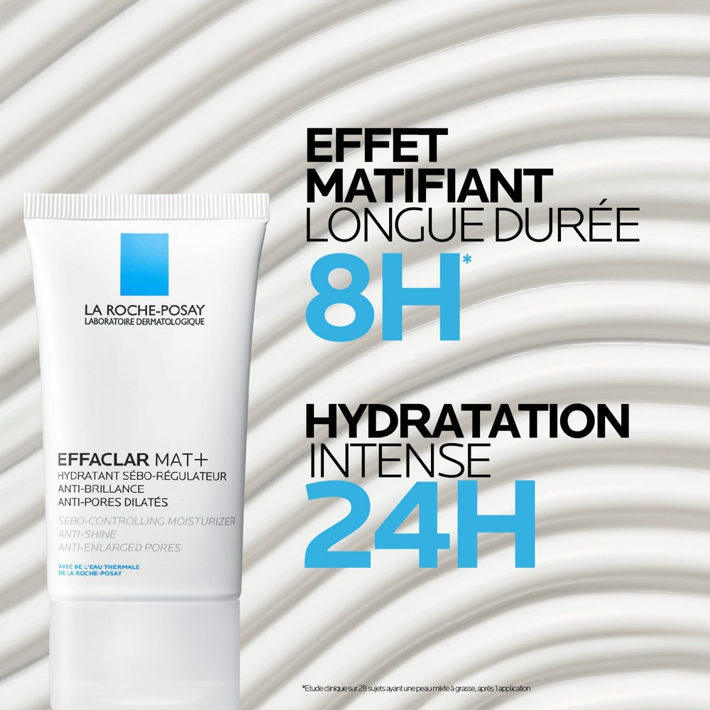 LA ROCHE-POSAY – Effaclar Mat+ Hydratant Sébo-Régulateur – 40ml 1