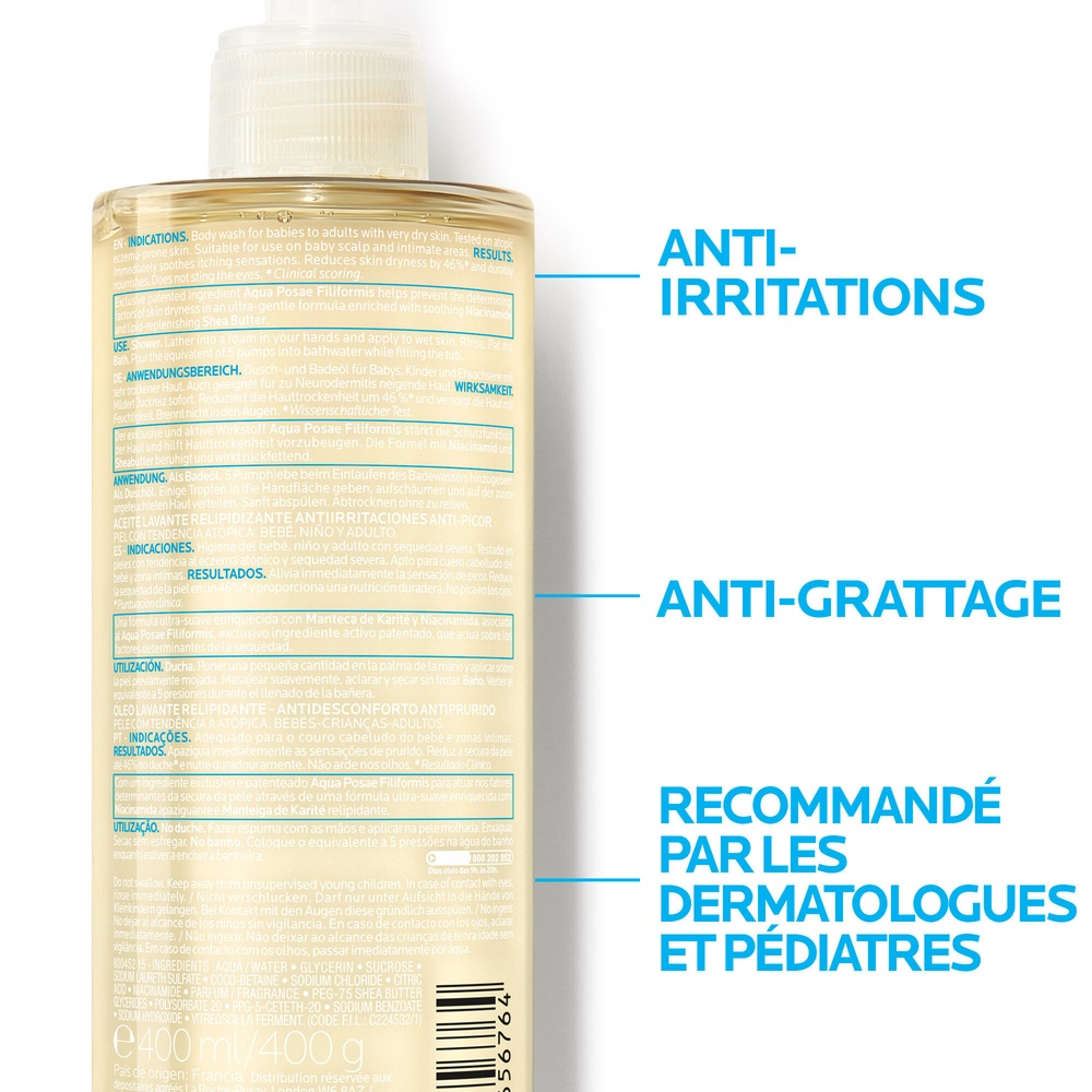 LA ROCHE-POSAY – Lipikar Huile Lavante AP+ – 400ml 1