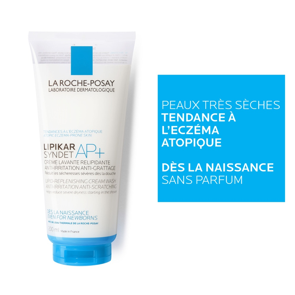 LA ROCHE-POSAY – Lipikar Syndet AP+ Crème Lavante Relipidante – 200ml 1