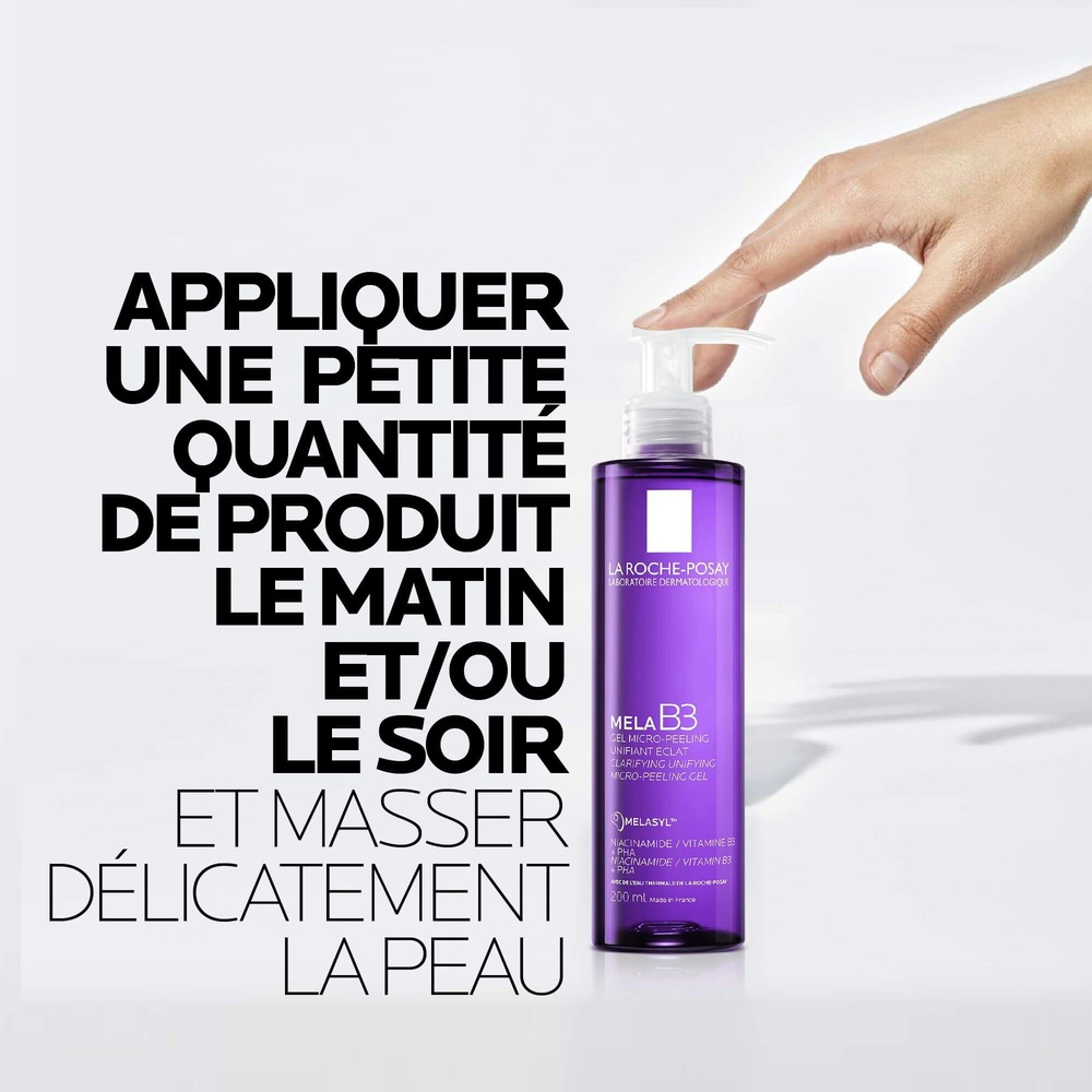 LA ROCHE-POSAY – Mela B3 Gel Micro-Peeling Unifiant Eclat – 200ml 1
