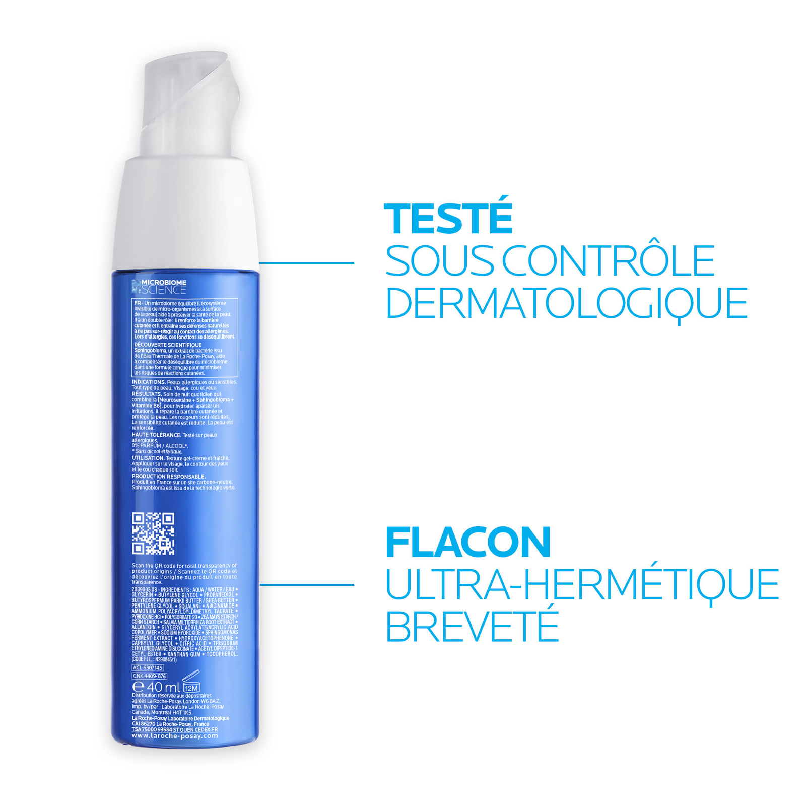 LA ROCHE-POSAY – Toleriane Dermallergo Nuit Soin Hydratant – 40ml 1
