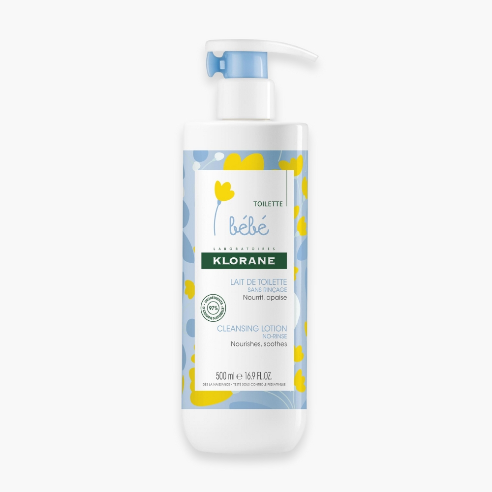 KLORANE – Bébé Lait De Toilette Sans Rinçage – 500ml