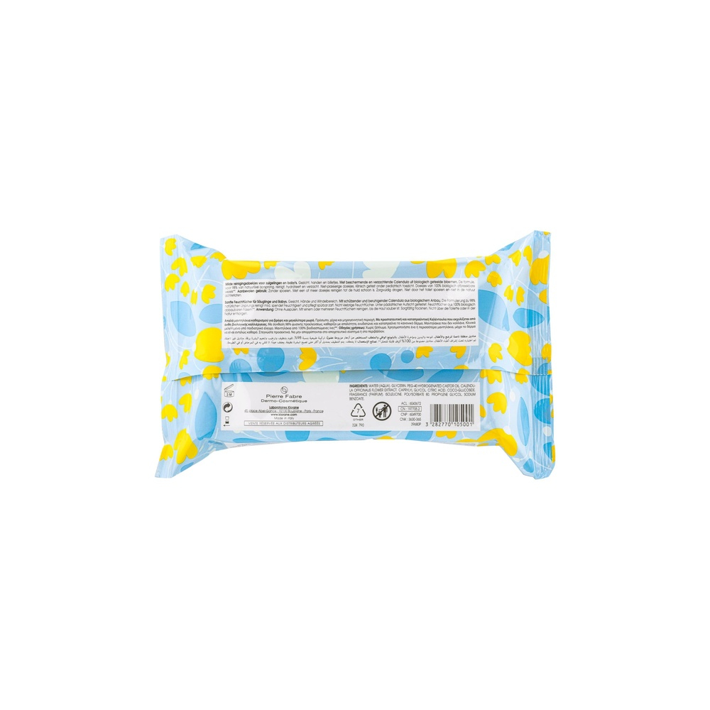 KLORANE – Bébé Lingettes Nettoyantes Douces – 70u 1