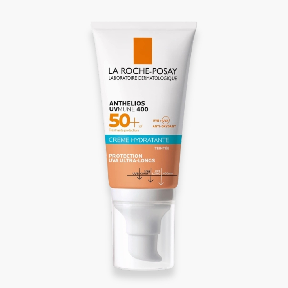LA ROCHE-POSAY – Anthelios UVMUNE 400 Crème Solaire Hydratante Teintée SPF50+ – 50ml
