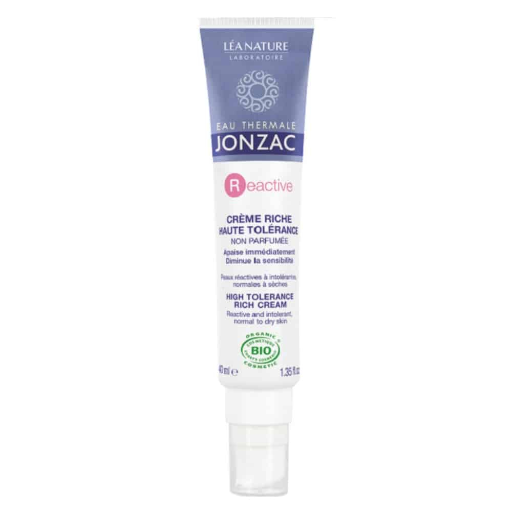 JONZAC – Reactive Crème Riche Haute Tolérance Bio – 40ml