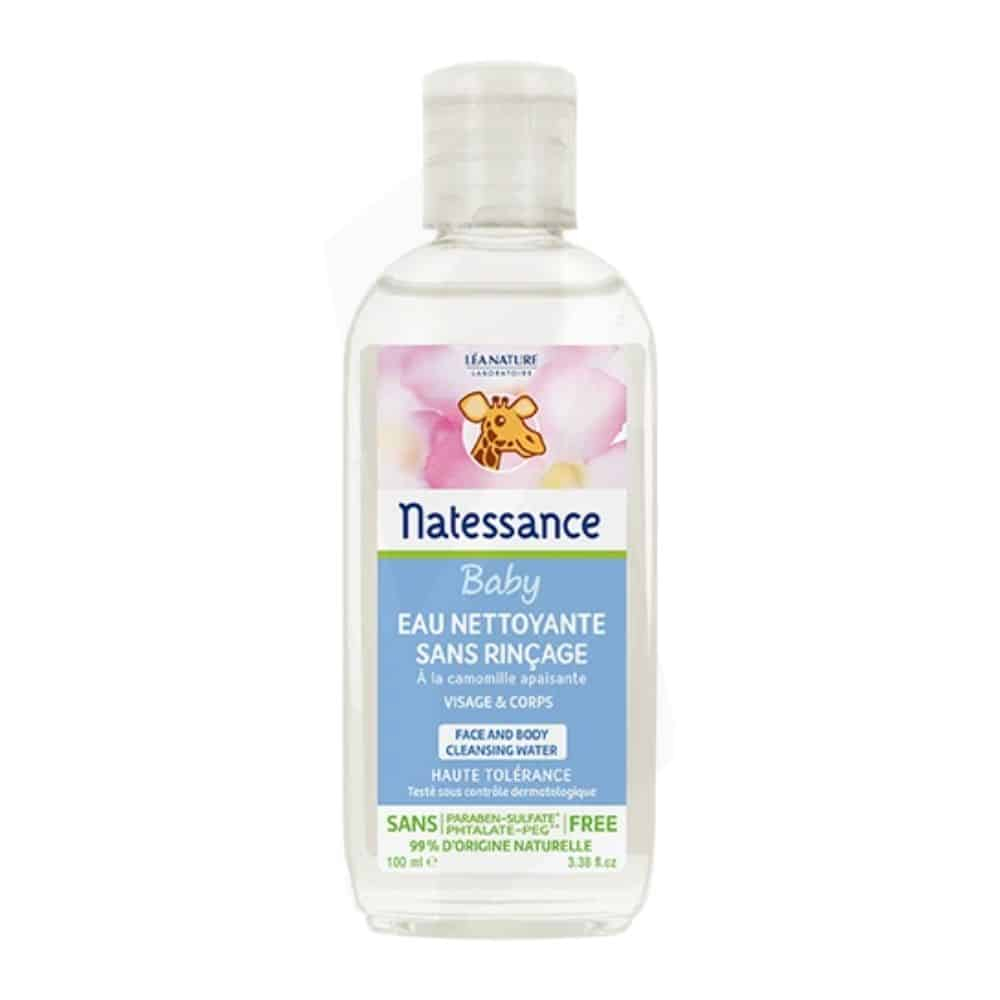 NATESSANCE – Baby Eau Nettoyante Sans Rinçage – 100ml