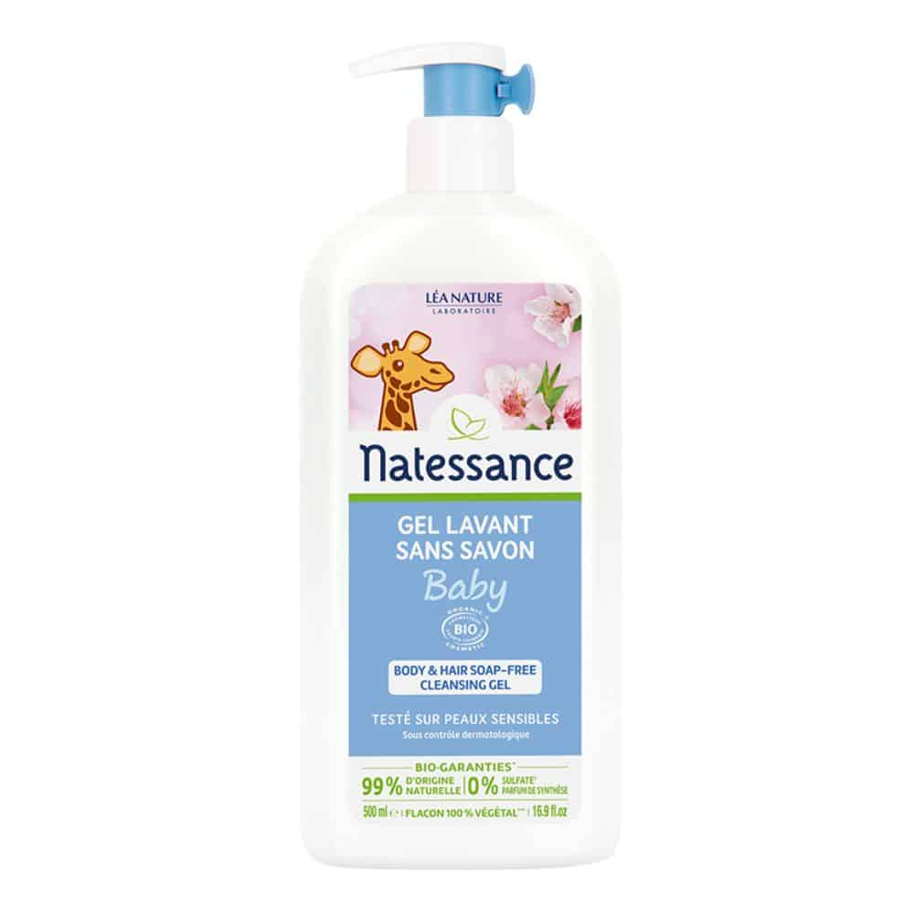 NATESSANCE – Baby Gel Lavant Sans Savon – 500ml