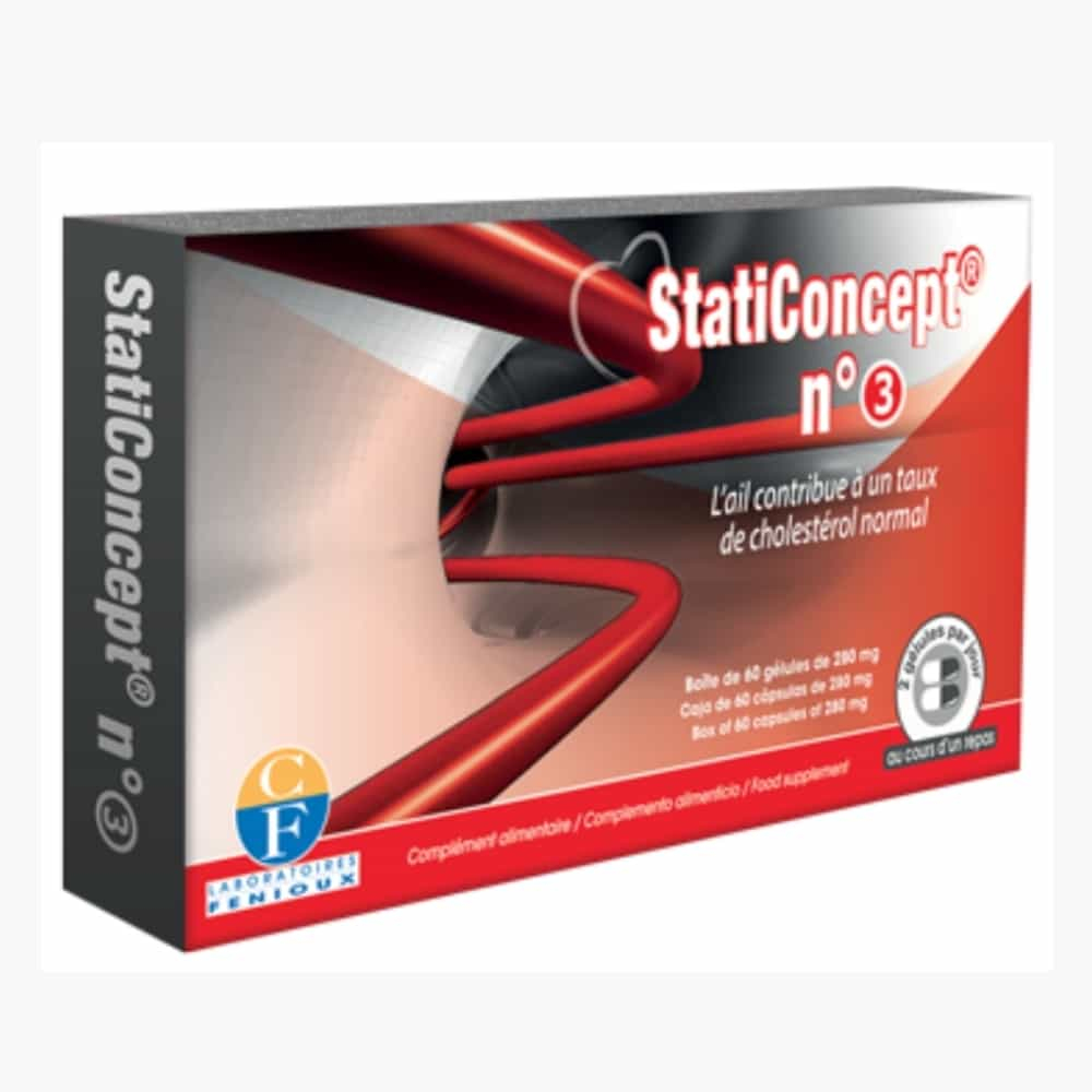 FENIOUX – Staticoncept N° 3 Taux De Cholestérol – 60 Gélules