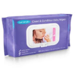 LANSINOH – Lingettes Nettoyantes Bébés À La Lanoline – 80u