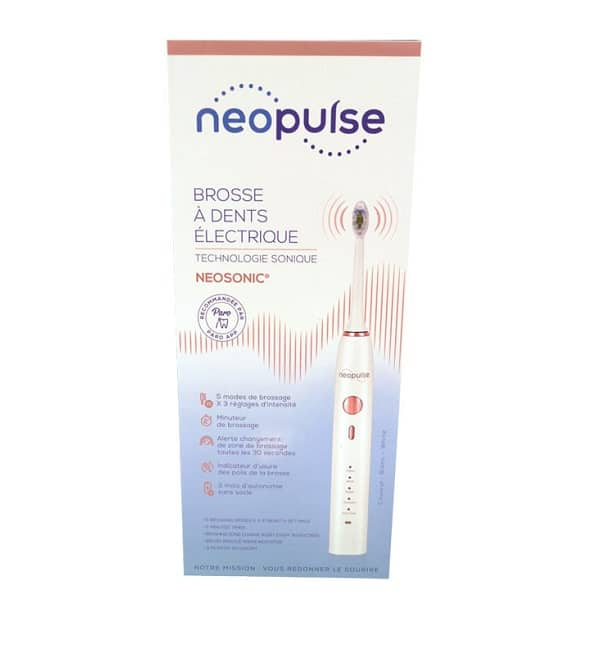 NEOPULSE – Neosonic Brosse À Dents Électrique Blanche – 1u
