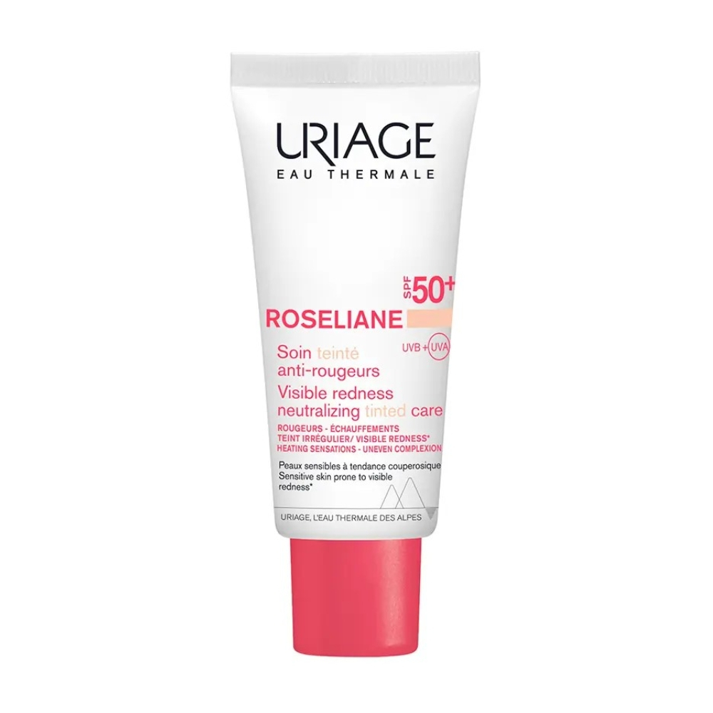 URIAGE – Roséliane CC Crème Teinte Claire Apaise Et Corrige Le Teint SPF50+ – 40ml