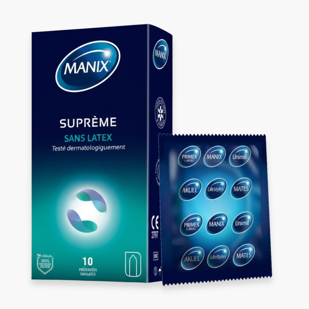 MANIX – Préservatif Suprême (sans Latex) – 10u
