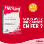 VITABIOTICS – Hemavit Fer Santé & Vitalité – 30 Comprimés 1