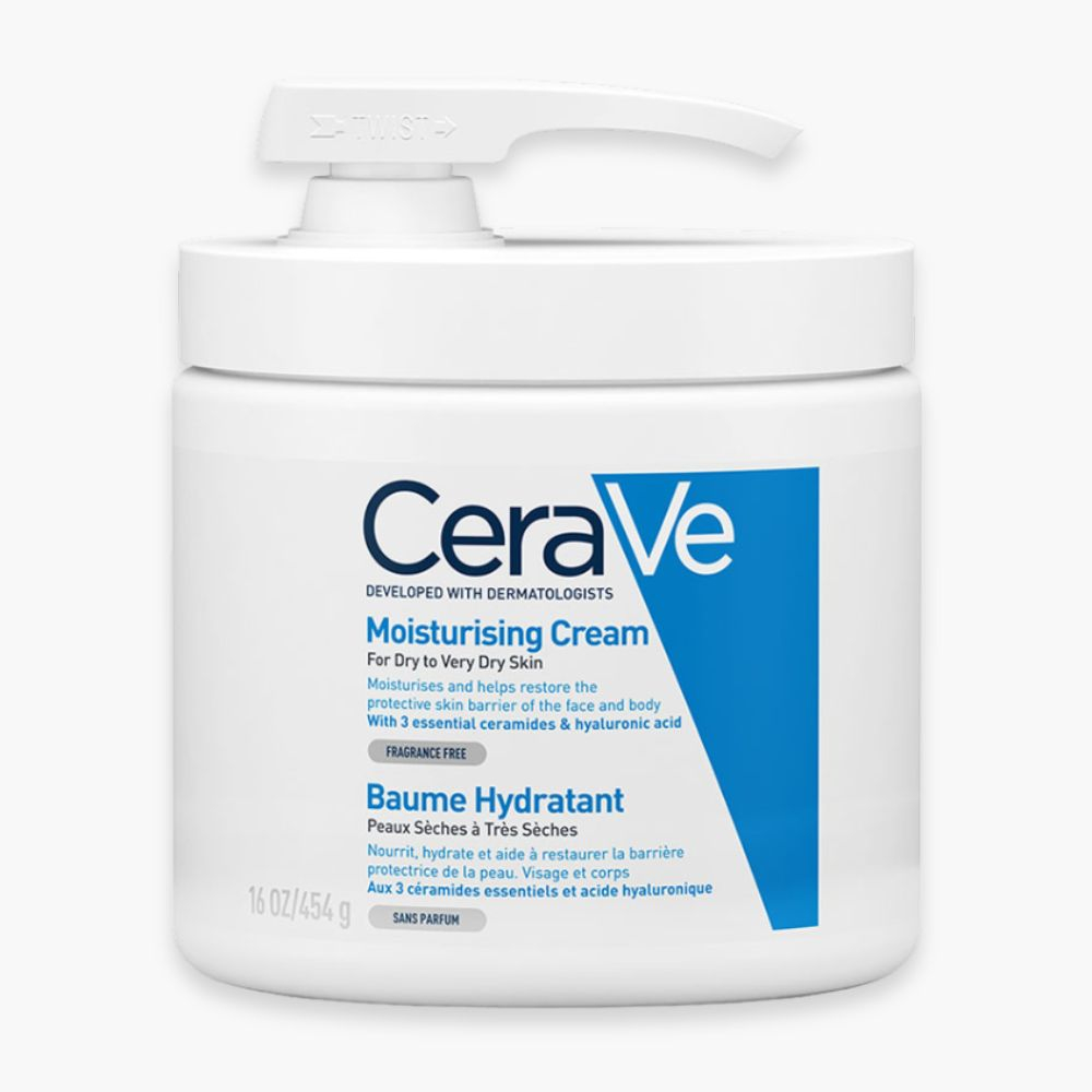 CERAVE – Baume Hydratant Peau Sèche à Très Sèche Avec Pompe – 454g