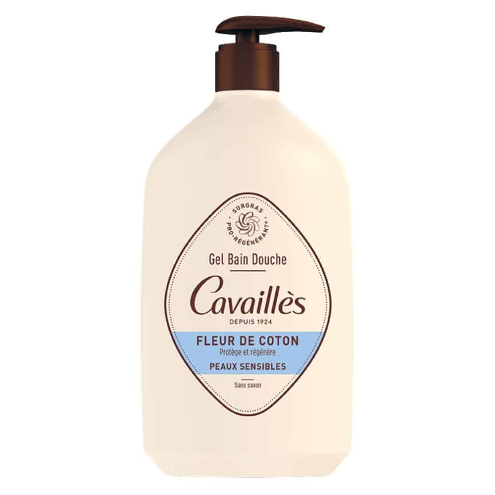 CAVAILLÈS – Gel Bain Douche Fleur De Coton sans Savon – 1l