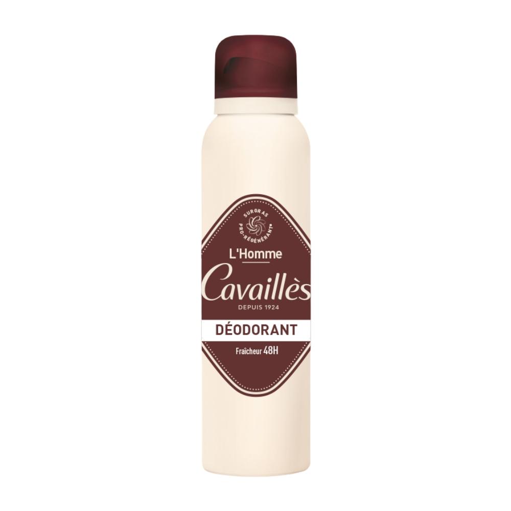 CAVAILLÈS – Déodorant Homme Fraîcheur 48h Spray – 150ml