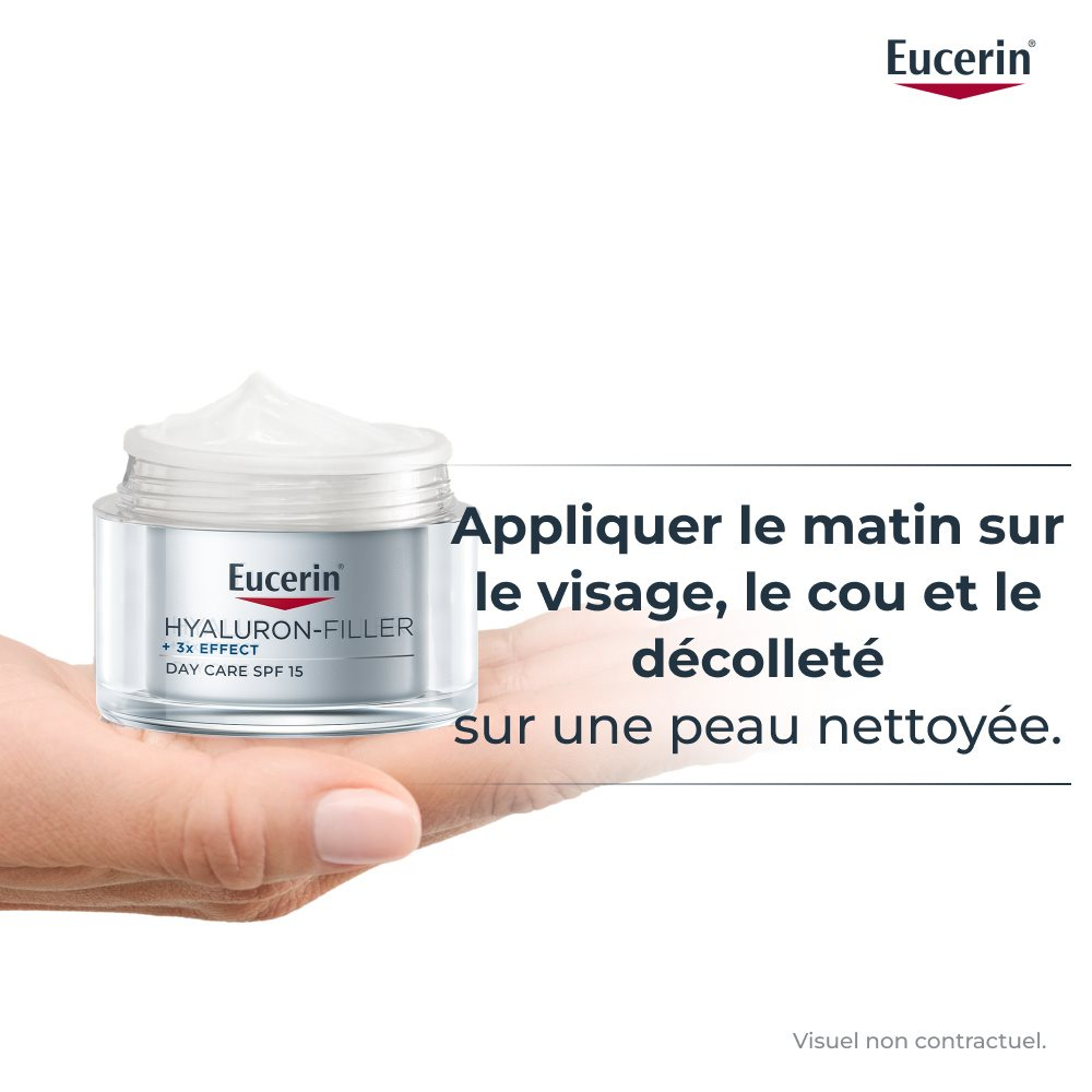 EUCERIN – Hyaluron-Filler 3X Effect Soin de Jour Peau Sèche – 50ml 1