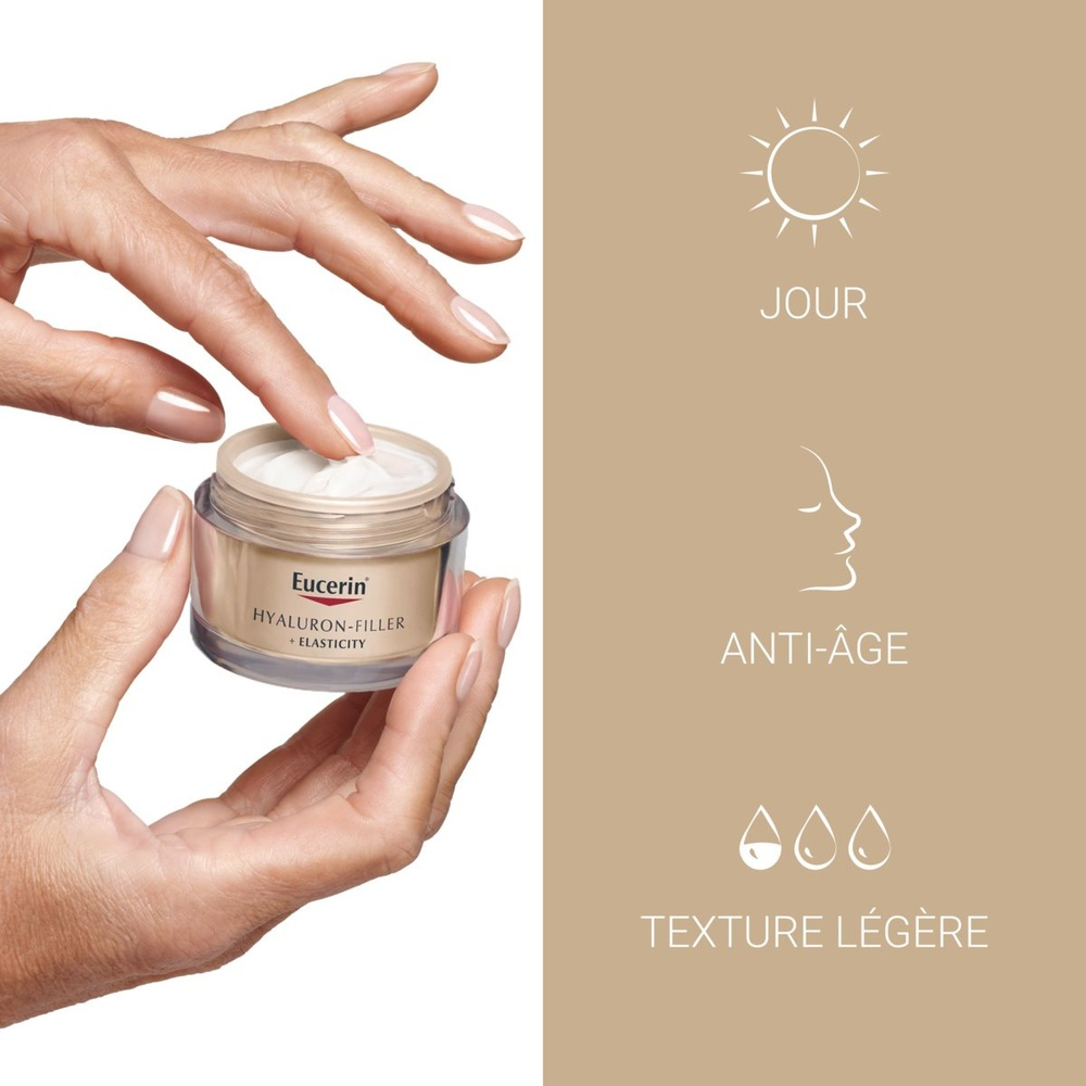 EUCERIN – Hyaluron-Filler + Elasticity Soin de Jour SPF15 – 50ml 1