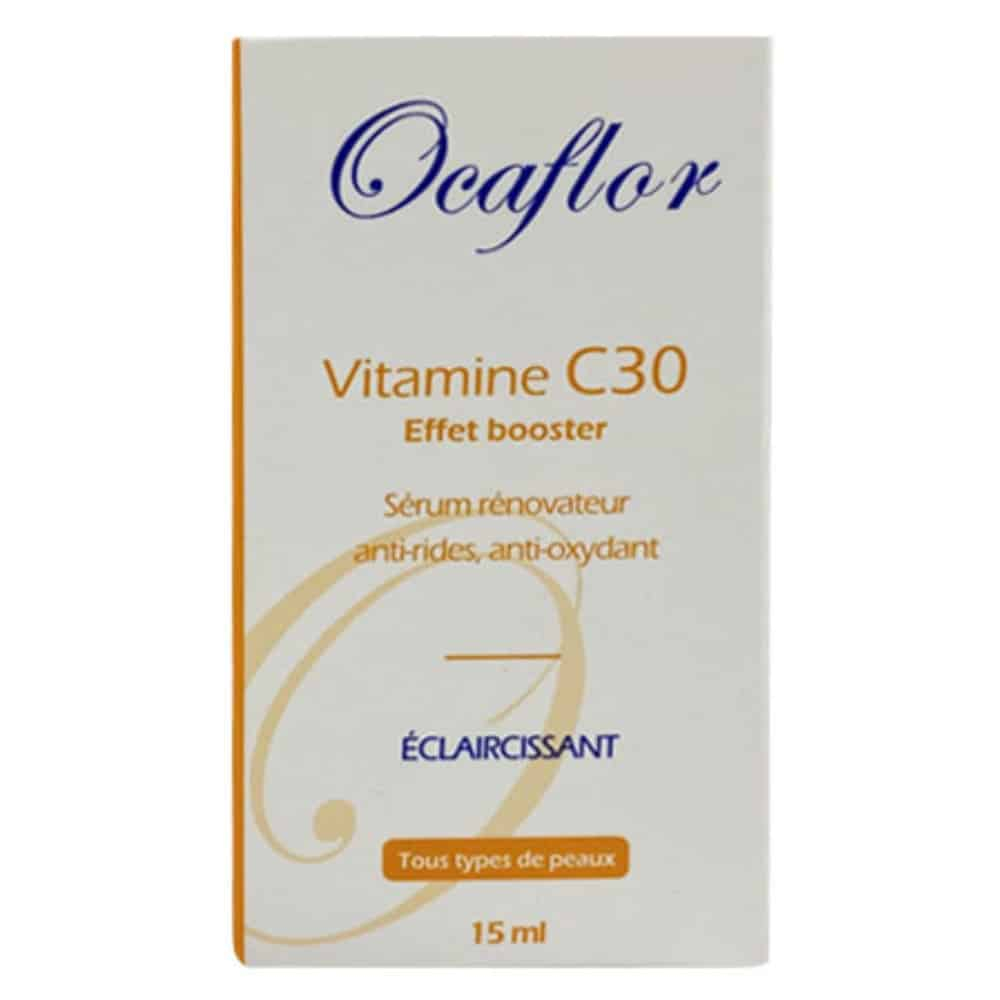 OCAFLOR – Vitamine C30 Effet Booster Sérum Rénovateur Anti-rides Et Antioxydant – 15ml