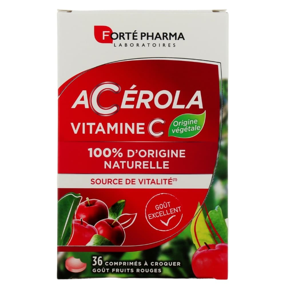FORTÉ PHARMA – Acérola Vitamine C – 36 Comprimés