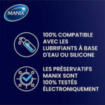 MANIX – Préservatif Contact Plus (Sensations Intactes) – 3u 2