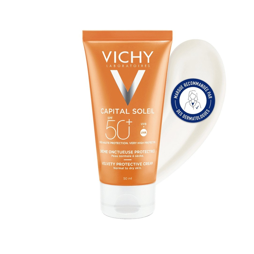 VICHY – Capital Soleil Crème Onctueuse Protectrice SPF50+ – 50ml – 1