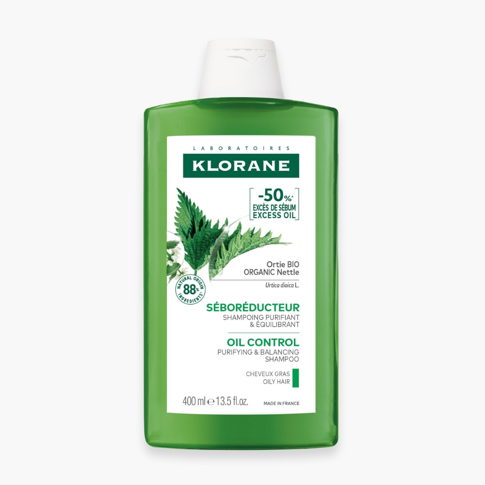 KLORANE – Ortie Bio Shampoing Sébo-Réducteur – 400ml