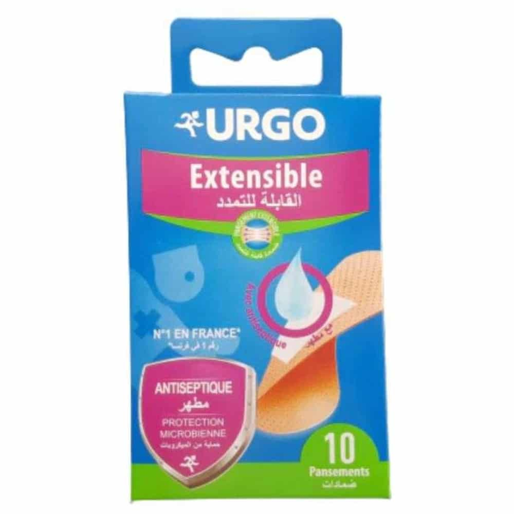 URGO – Pansements Extensibles Antiseptique – 10u