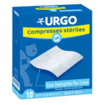 URGO – Compresses Stériles De Gaze Hydrophile Pur Coton 20x20cm – 10x2u