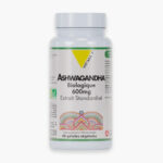 VITALL+ – Ashwagandha Biologique 600mg Extrait Standardisé – 60 Gélules