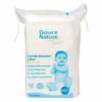 DOUCE NATURE – Bébé Carrés De Douceur Coton Bio – 60u