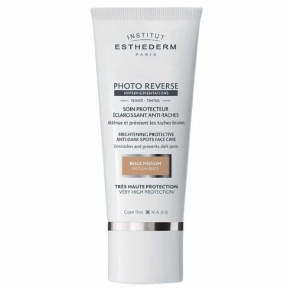ESTHEDERM – PHOTO Reverse Soin Protecteur Eclaircissant Anti-taches Teinte Beige Medium – 50ml