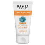 FAVIA – Skin Écran Solaire Éclaircissant Anti-rides Et Anti-taches Hydratation 24h SPF50 – 50ml