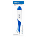 GENIAL – Thermomètre Digital Pointe Flexible (t15sl) Bleu – 1u