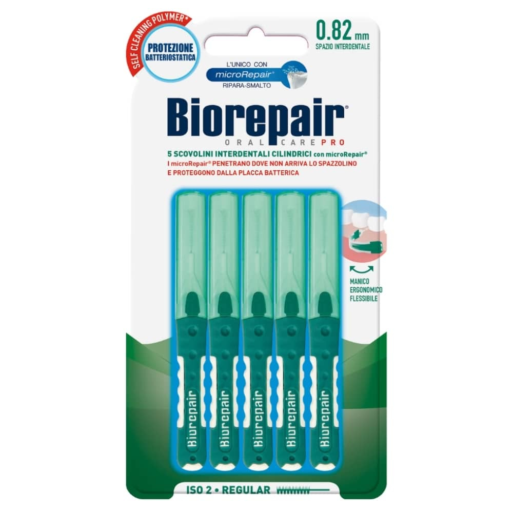 BIOREPAIR – Brossettes Interdentaires Réutilisables Regular 0.82mm – 5u