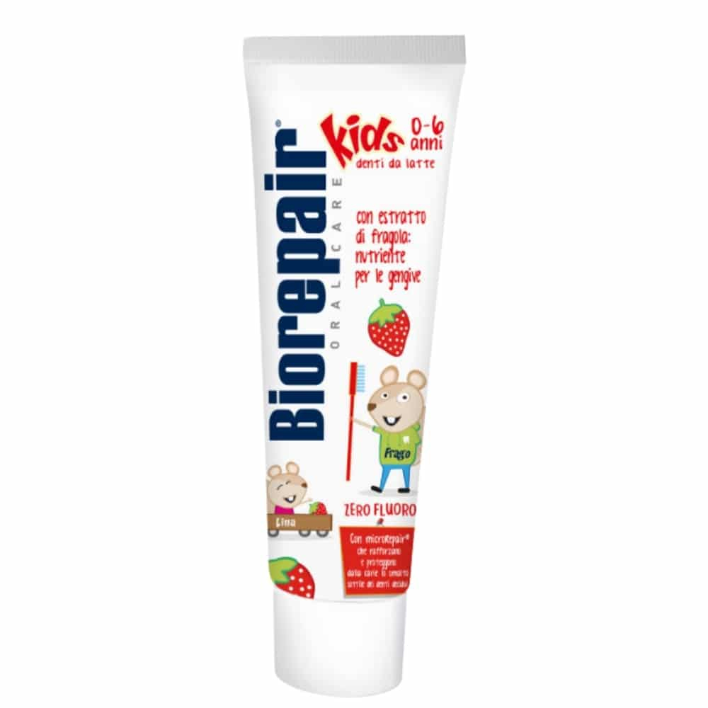 BIOREPAIR – Dentifrice Kids Goût Fraise 0-6ans – 50ml