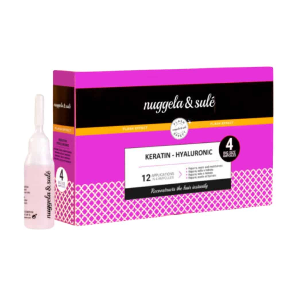 NUGGELA & SULÉ – Ampoules Kératine Hyaluronique – 4u