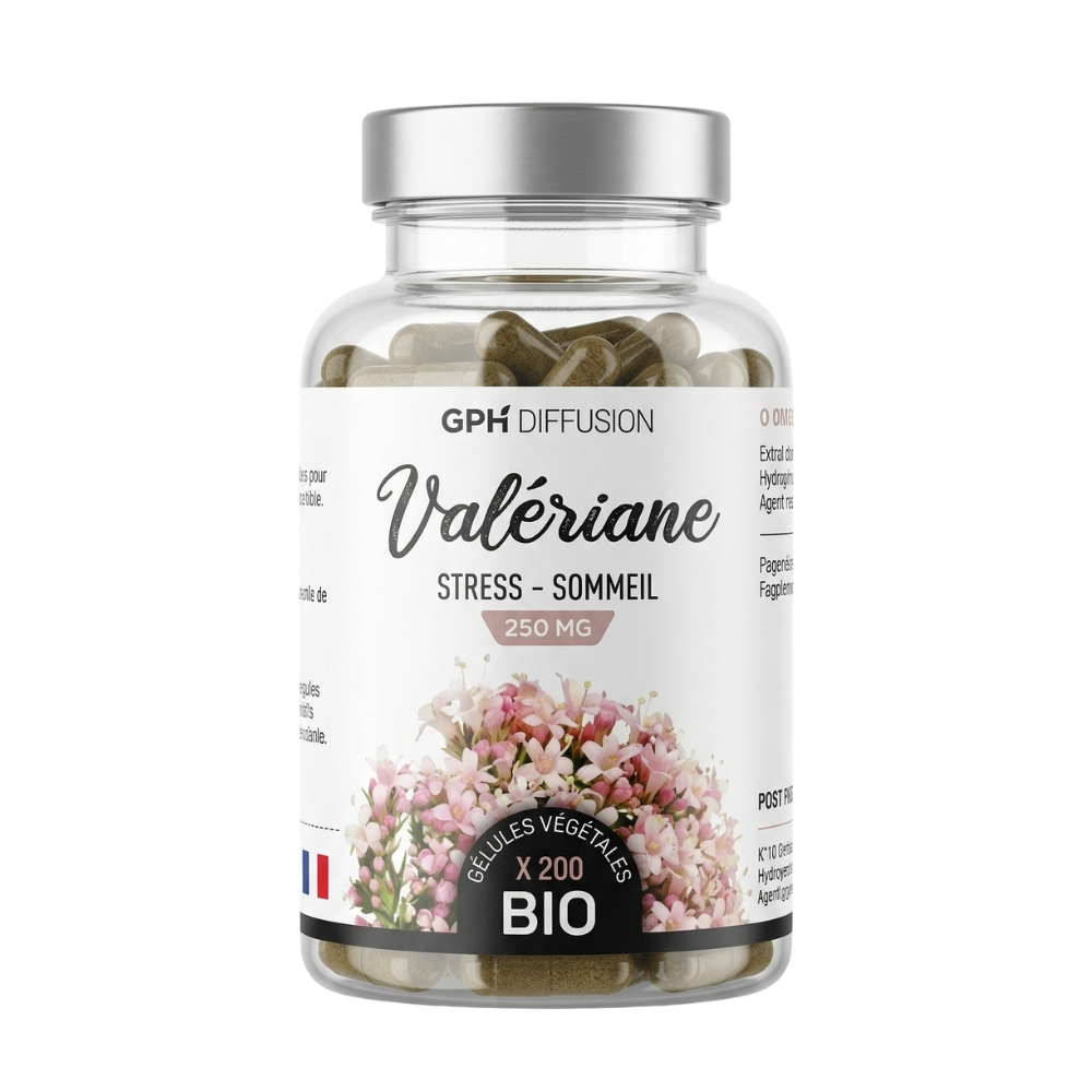 GPH DIFFUSION – Valériane 250mg – 200 Gélules