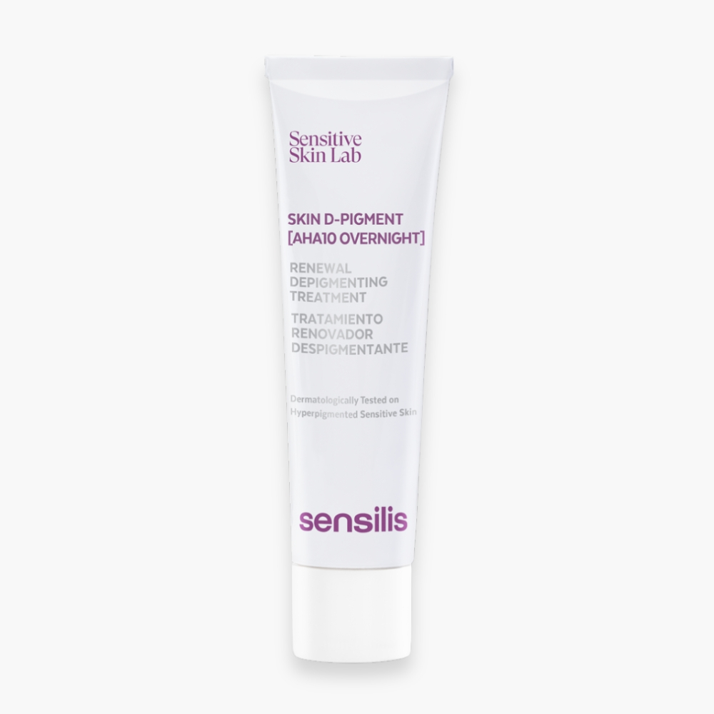 SENSILIS – Skin D-Pigment AHA10 Overnight Traitement Dépigmentant Rénovateur – 30ml