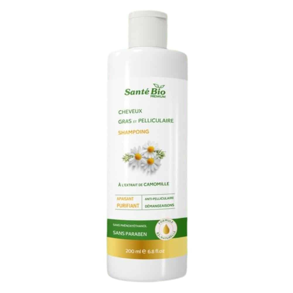 SANTÉ BIO – ​Shampoing Antipelliculaire Cheveux Gras – 200ml