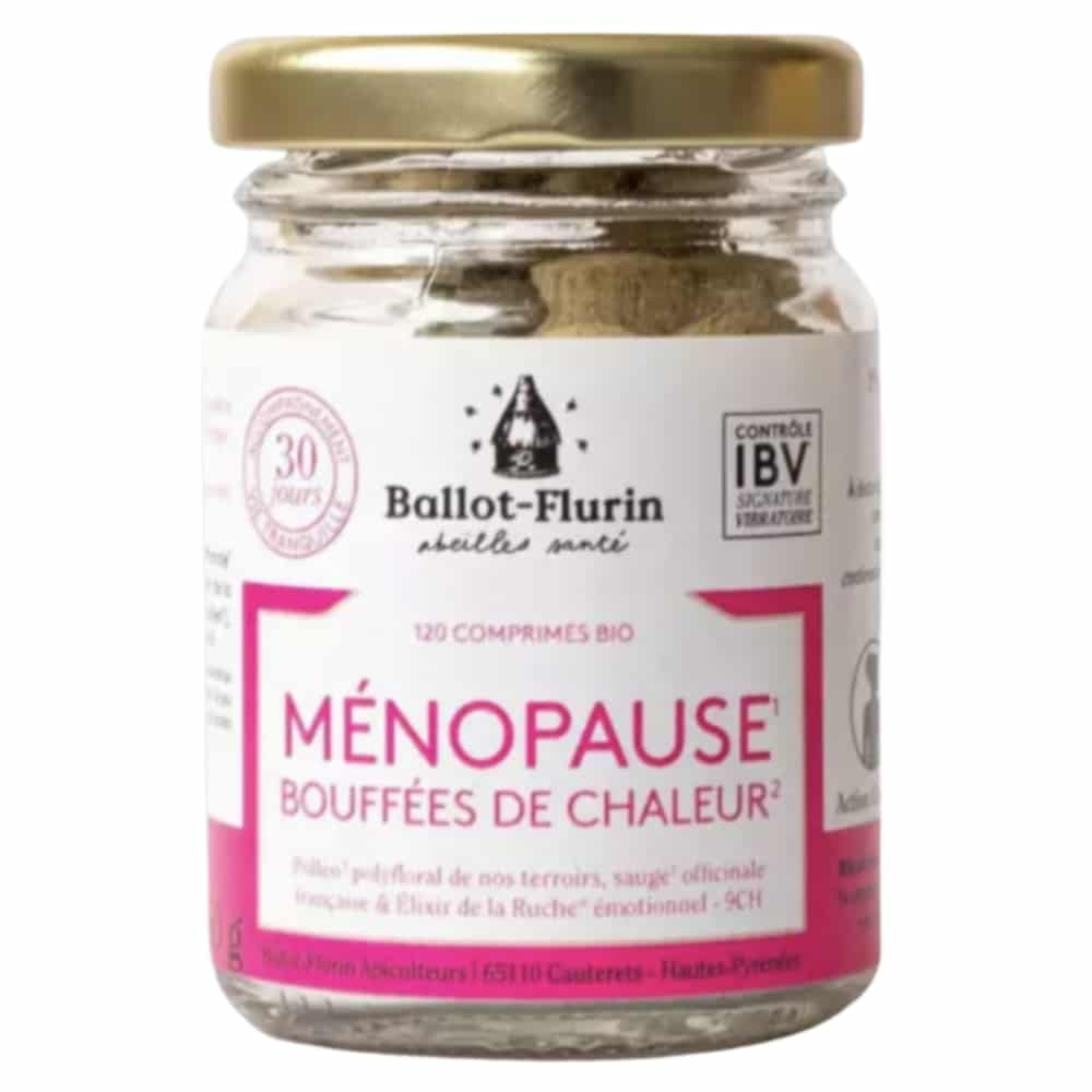 BALLOT-FLURIN – Ménopause, Bouffées De Chaleur Bio – 120 Comprimés