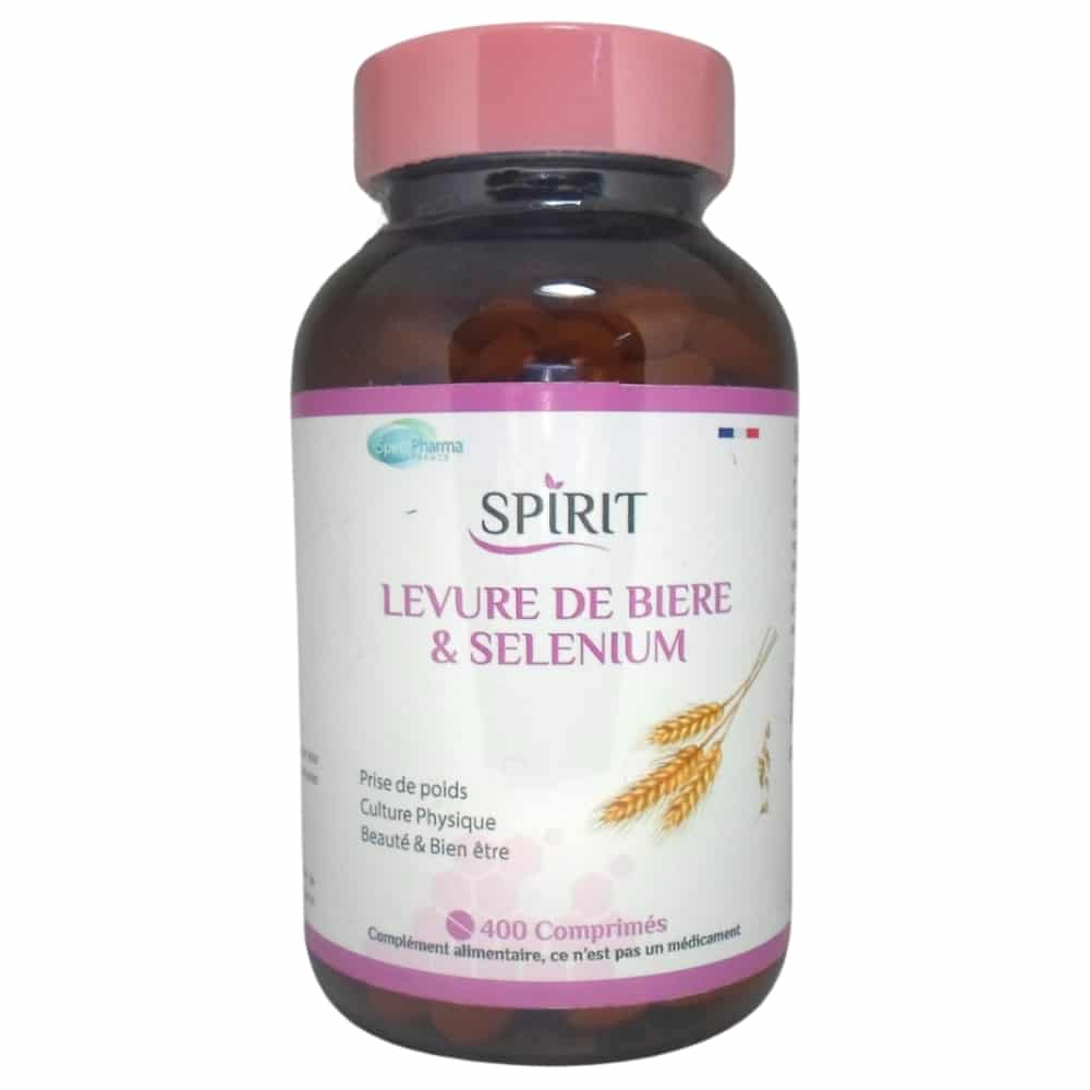 SPIRIT PHARMA – Levure De Bière Et Sélénium Prise De Poids – 400 Comprimés