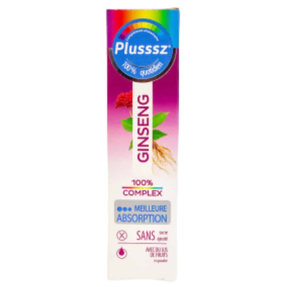 PLUSSSZ – Ginseng Complex – 20 Comprimés