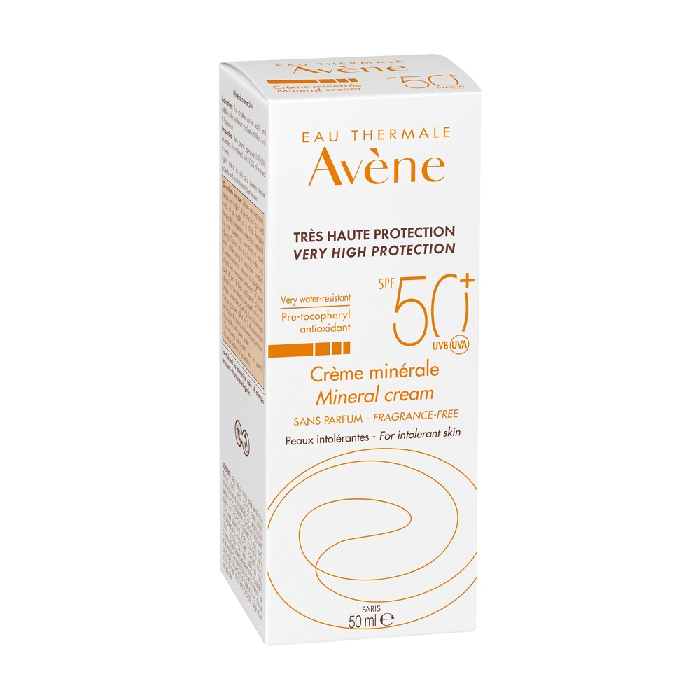AVÈNE – Solaire Crème Minérale SPF50+ – 50ml 1